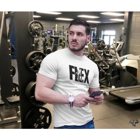 Мъжка тениска за фитнес FLEX