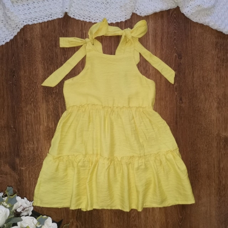 Лятна жълта рокля