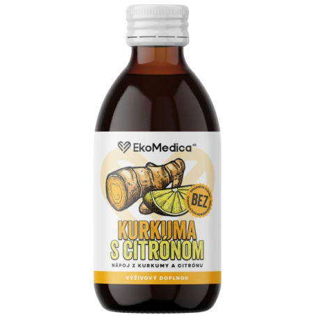 КУРКУМА С ЛИМОН ( Curcuma longa L.)+(Citrus)-100% Течна хранителна добавка 500 мл