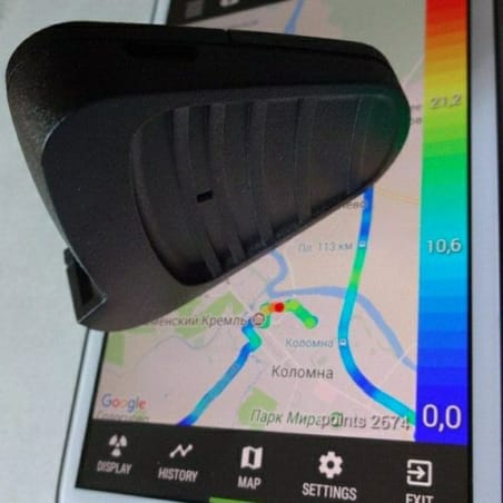 Atom Swift Mapping Marker - дозиметр радиации на сцинтилляторе для смартфона и планшета