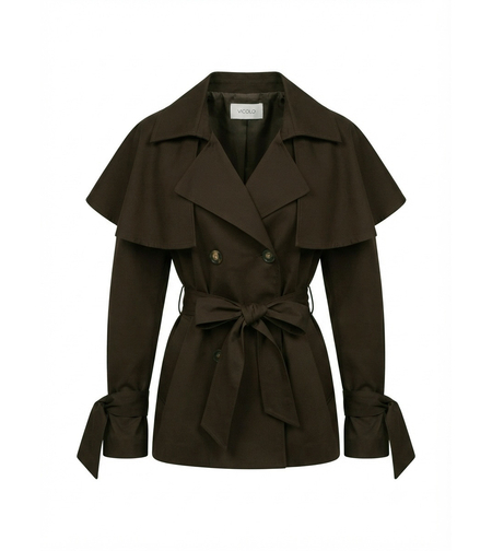 VICOLO TRENCH IN DARK GREEN