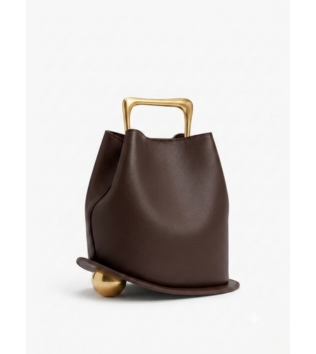 ARIA BUCKET BAG IN BROWN