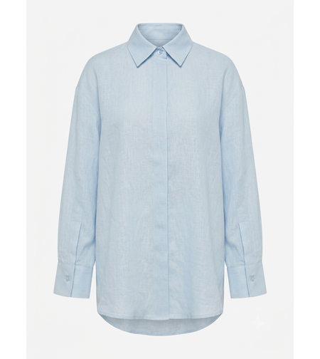 LIGHT BLUE LINEN SHIRT