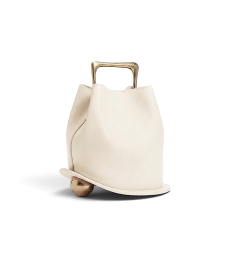 ARIA BUCKET BAG IN WHITE