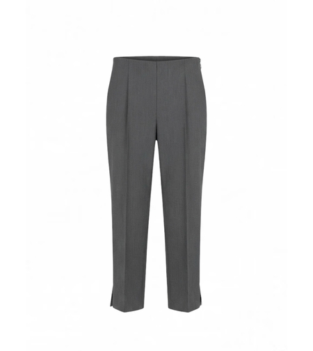 GREY TAILORED CAPRI PANTS