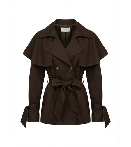 VICOLO TRENCH IN BROWN