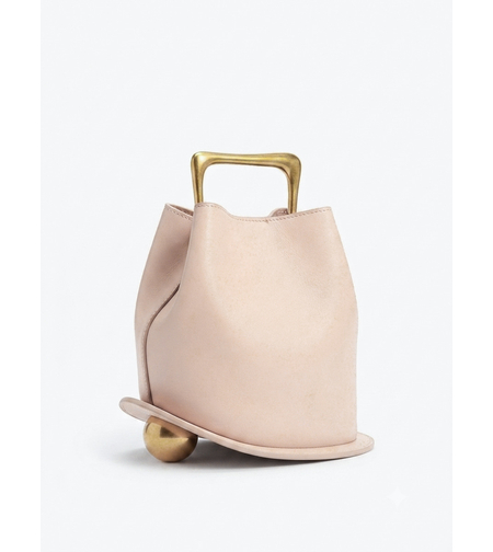 ARIA BUCKET BAG IN PINK BLUSH