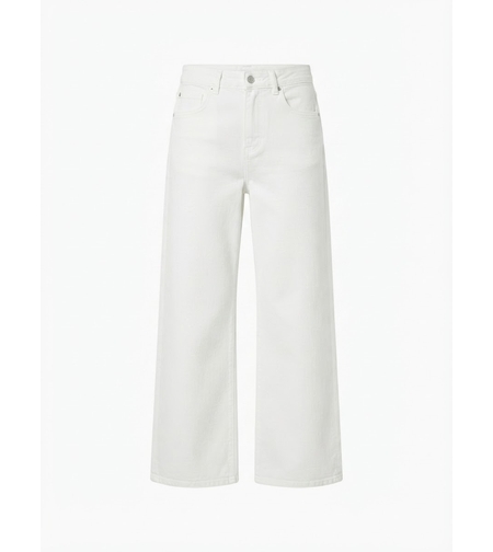 WIDE-LEG JEANS IN WHITE