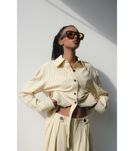 YELLOW PINSTRIPE CO-ORD