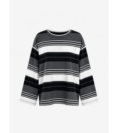 Long-Sleeve Stripe Top