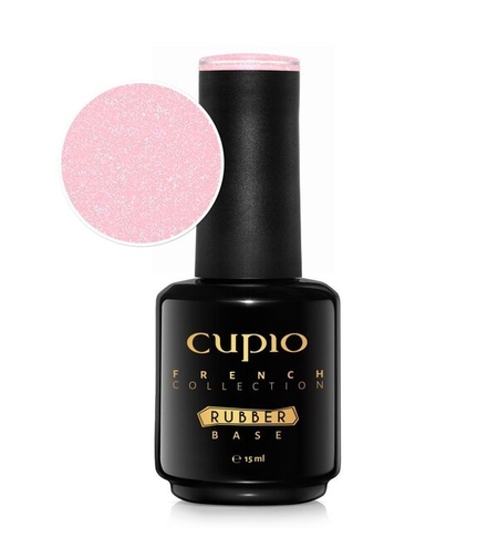 Rubber base French Collection - Blush Shimmer White 15ml