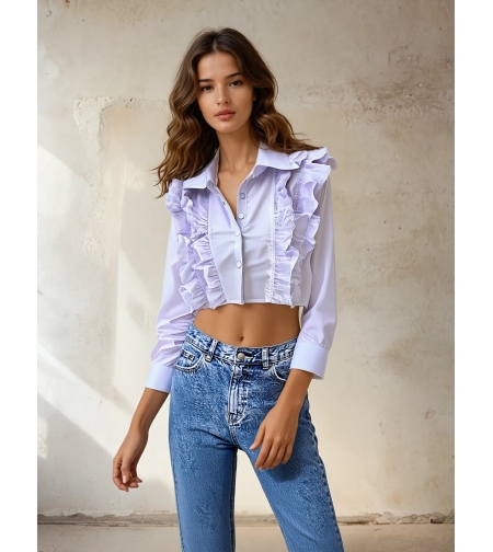 Риза с волани 