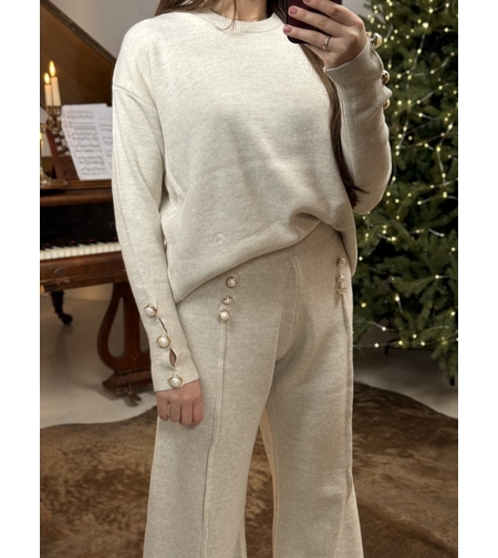 Женски комплект Pearl Touch-бежово