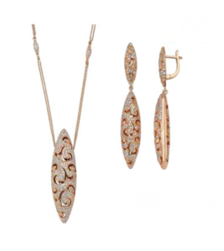4.19 ct Set with diamonds