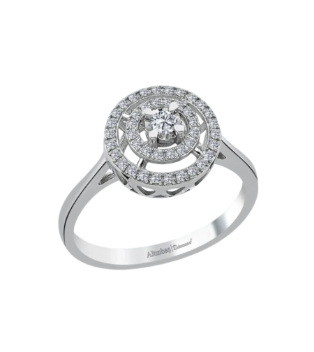 0.21 ct Diamond Encrusted Ring
