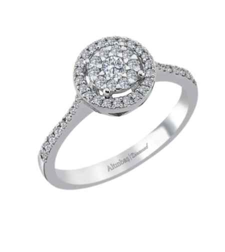 0.22 к Пръстен с диаманти