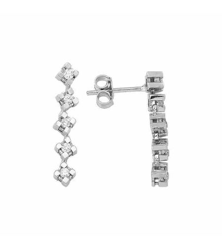 0.25 k Серьги с бриллиантами