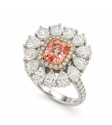 2.37 ct Pink diamond ring