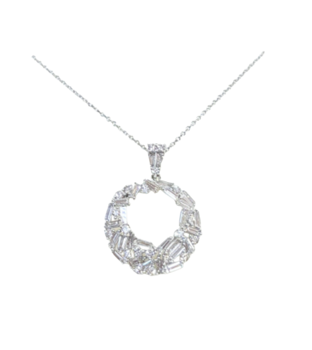 Бриллиантовое колье 0,66 карата