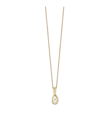 0.05 к Бриллиантовое колье розовое золото