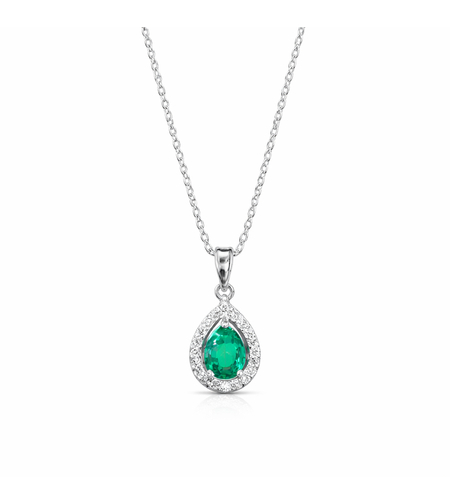 0.41 к Колие с диаманти и смарагд