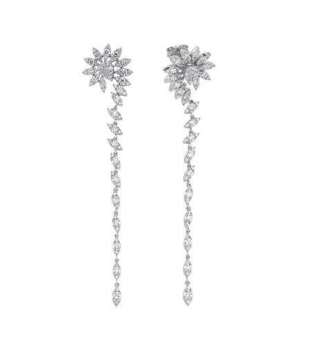 Серьги с бриллиантами 1.69 тыс. пробы