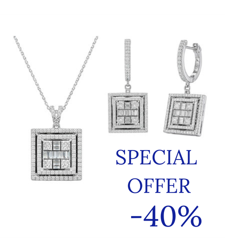 1.41 ct Set with diamonds
