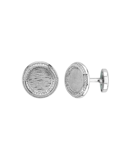 Cufflinks with diamonds 1.04 ct
