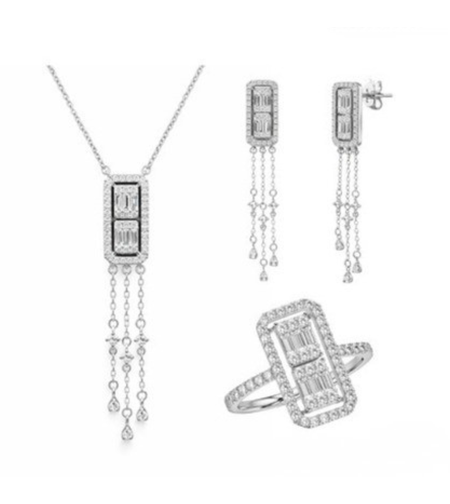 1.80 ct Set with diamonds
