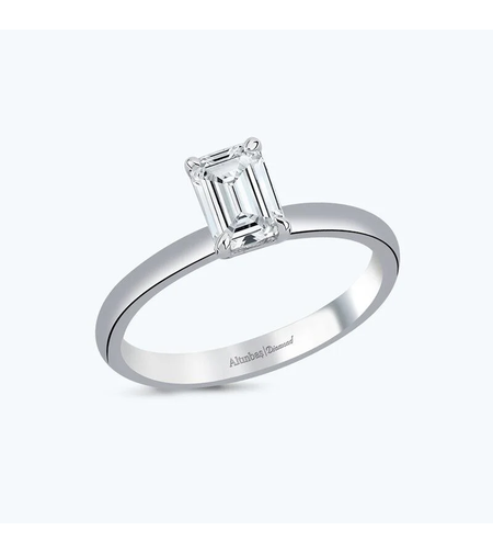 0.52 ct White gold diamond ring