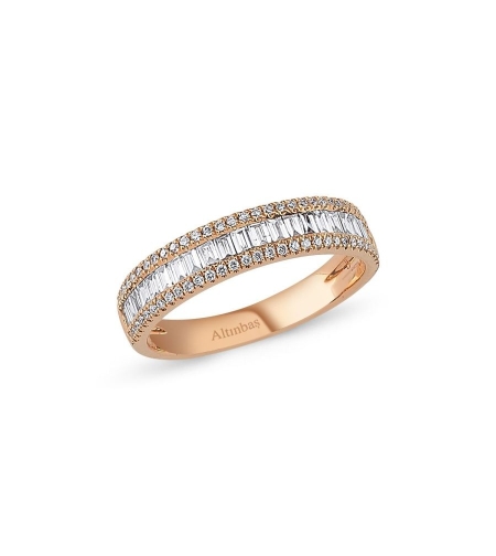 0.45 k Diamond ring in rose gold