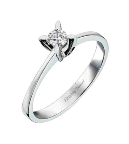 0.83 ct Diamond white gold ring