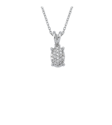 0.08 ct Diamond necklace
