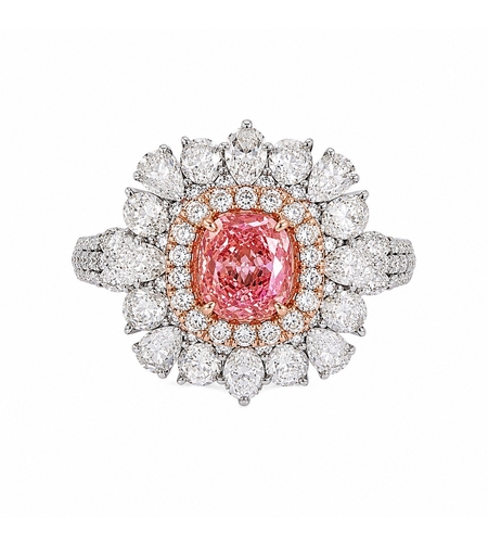 2.78 k Pink Diamond Ring