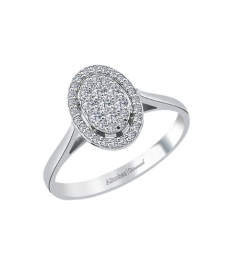 0.19 к Пръстен с диаманти