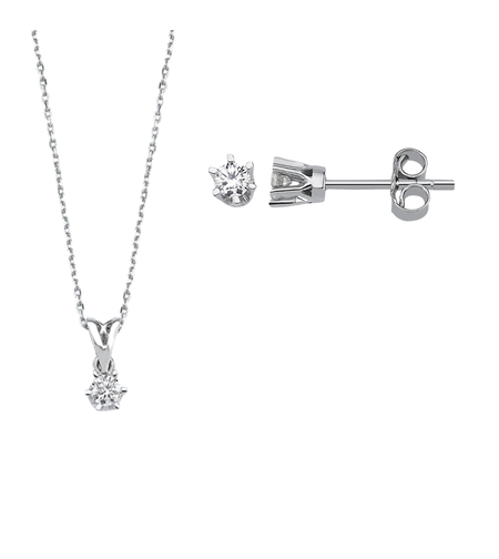 0.60 ct Set with diamonds