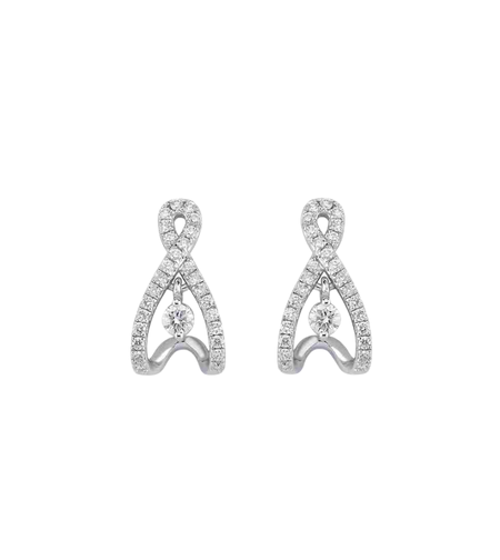 0.44 ct Diamond earrings