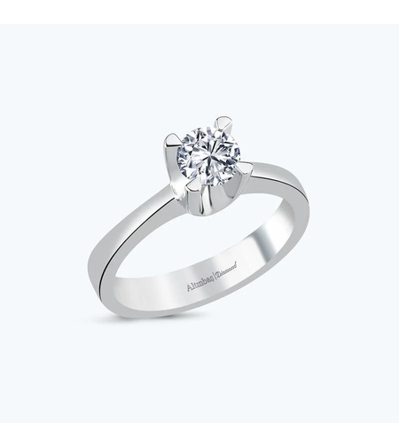 0.25 ct White gold diamond ring