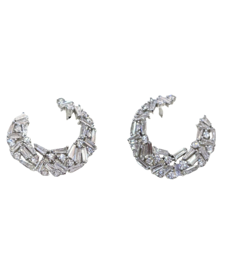 Серьги с бриллиантами 1,07 карата