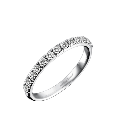 0.30 ct White gold diamond ring