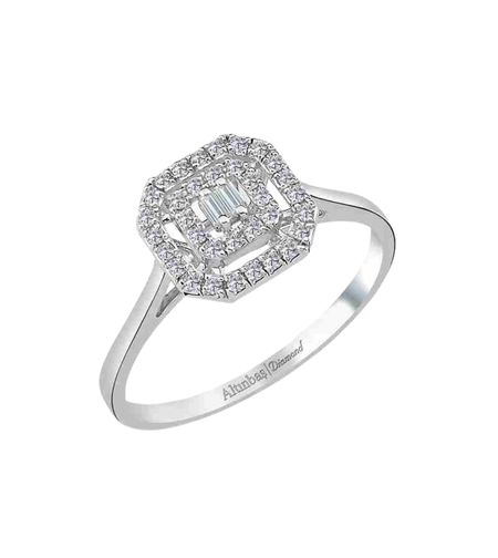 0.20 ct Ring with diamonds