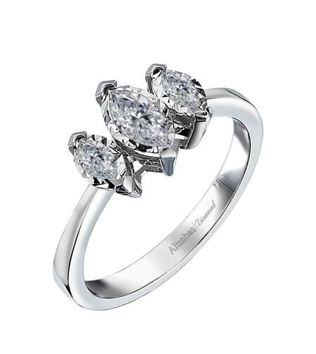 0.38 ct Tria diamond ring