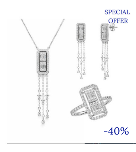 1.80 ct Set with diamonds