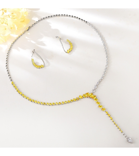 Сребърен комплект с платинено покритие | Колекция Silver Premium | Бижута Invoke.bg