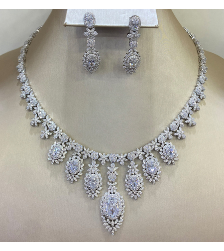 Сребърен комплект Пищна градина | Колекция Silver Premium | Бижута Invoke