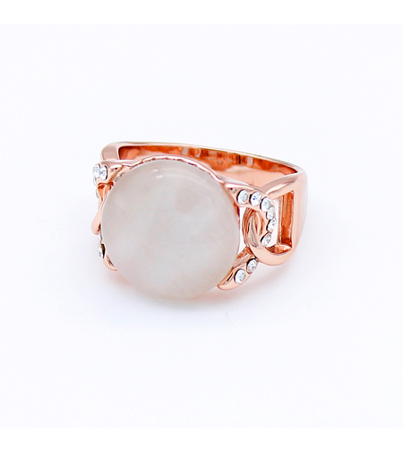 Пръстен розово позлатяване котешко око | Колекция Rose Gold | Бижута Invoke.bg