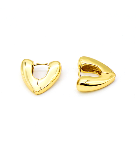 Earrings yellow gold plating 2405112599127 | Desert Shine Collection