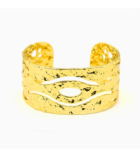 Yellow gold plated bracelet 2405112598496 | Desert Shine Collection