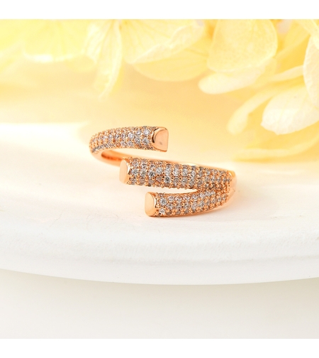 Пръстен розово позлатяване деликатен | Колекция Rose Gold | Бижута Invoke.bg