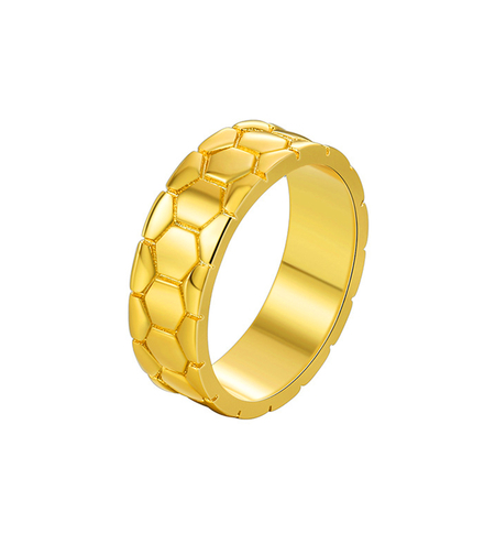 Yellow Gold Plating Ring 2405112600724 | Collection Desert Shine